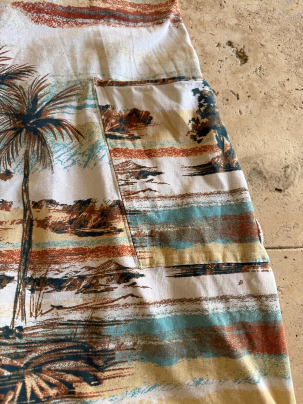 Free People FP Movement Hot Shot Printed Jumpsuit in the Seaside Combo colorway - Picture 3 of 7